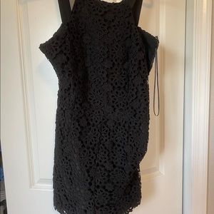 Black lace romper